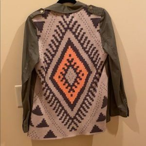 Blu Pepper Olive green utility jacket